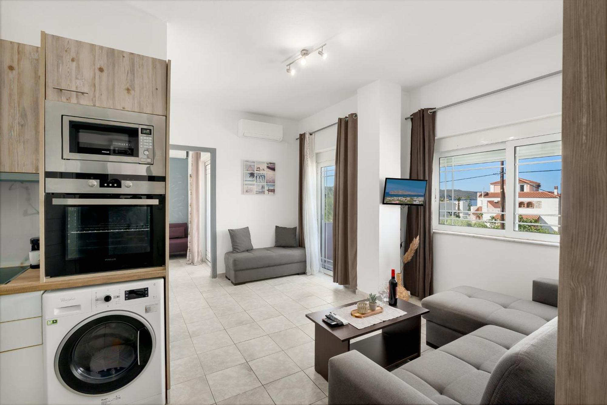 Nikos Apartments Agia Marina Buitenkant foto