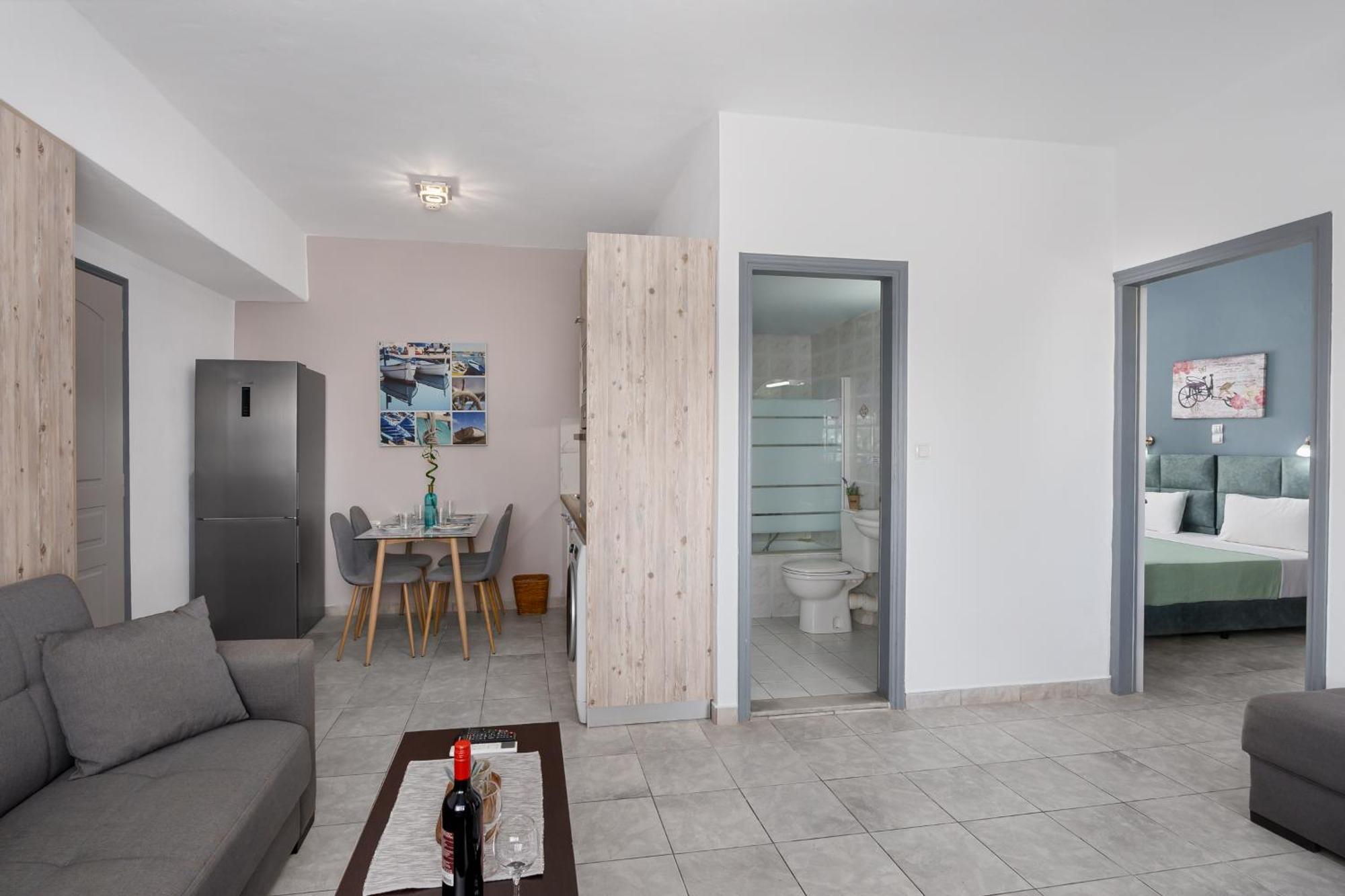 Nikos Apartments Agia Marina Buitenkant foto